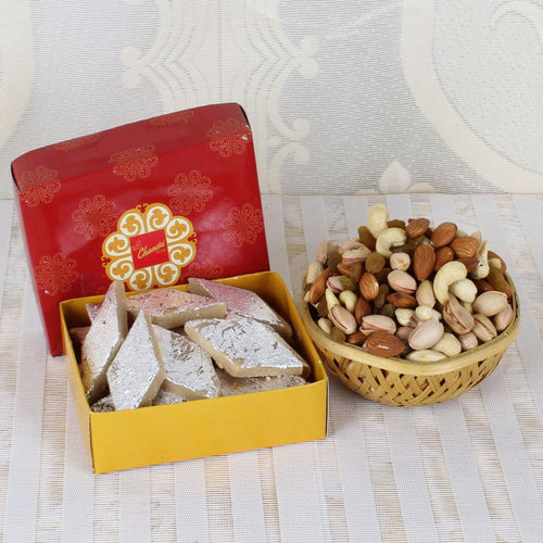 DRY FRUITS WITH KAJU KATLI