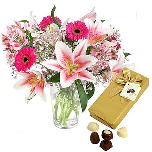 Flowers with Chocs
