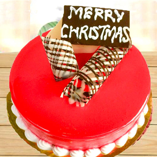 X MAS Strawberry Cake